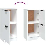 Komode 2 kom bijele 30 x 30 x 70 cm od konstruiranog drva | shoptok.hr