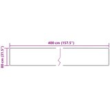 Traka za tepih MARSA Krema 80 x 400 cm Poliester i PVC | Eponuda.com