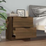  Nočna omarica rjavi hrast konstruiran les, (20602480) | Shoptok.si