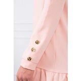 Kesi Dress with a flounce light powdered pink | shoptok.hr