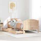 vidaXL Okvir kreveta bez madraca 100x200 cm konstruirano drvo | shoptok.hr
