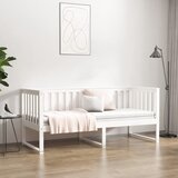  Dnevni krevet bez madraca bijeli 75x190 cm od masivne borovine | shoptok.hr