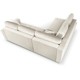 Cosmopolitan Design Bež baršunasti sklopiva/s prostorom za odlaganje kutna garnitura (s lijevim kutom/u obliku slova L) Kyoto – | shoptok.hr