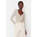 Trendyol Beige Knitted Body cene