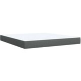 vidaXL Box spring postelja z vzmetnico temno siva 180x200 cm blago | Shoptok.si