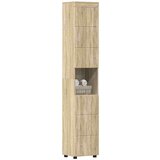 vidaXL Kupaonski ormar s pohranom sonoma hrast 37 x 31.5 x 203 cm | shoptok.hr