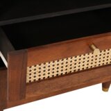 vidaXL Noćni ormarići Smeđa Bambus i masivno drvce manga | shoptok.hr