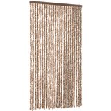  Zastor protiv muha bež-tamnosmeđi 100 x 230 cm od šenila | shoptok.hr