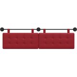  Držeće uzglavlje Zidne Lažna koža - boja crnog vina 160 cm bez LED | shoptok.hr