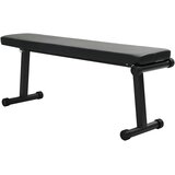 vidaXL Zložljiva utežna klop 100 kg Črna 107x27x41 cm Jeklo | Shoptok.si