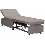  Krevet-sofa na razvlačenje Sivo-smeđa 194 x 50 x 82 cm tkanina | Eponuda.com