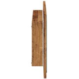  Kupaonsko ogledalo s LED svjetlom boja drva 60x8,5x38 cm | Eponuda.com