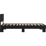  Okvir kreveta s uzglavljem Crni hrast 80 x 200 cm | shoptok.hr