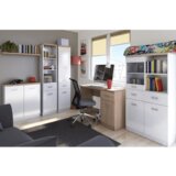 Kondela Omara 2D1S, bela/hrast sonoma, TOPTY TIP 05 | Shoptok.si