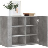 vidaXL Stenska omarica betonsko siva 75x35x60 cm inženirski les | Shoptok.si