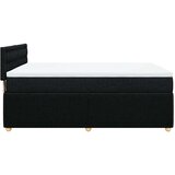  Krevet s oprugama i madracem crni 140x200 cm od tkanine | shoptok.hr