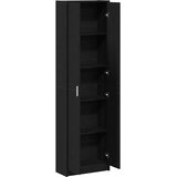 Ormarić s policom Crni hrast 55 x 25 x 189 cm Konstruirano drvo | shoptok.hr