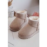 Boto Children's Snow Boots Botki Insulated Beige Nallita | Shoptok.si