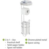 Wenko Stojalo za WC papir iz kromiranega jekla v srebrni barvi – | Shoptok.si