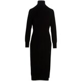 Michael Kors Dress - TURTLE NK SLIT MIDI DRS black Cene