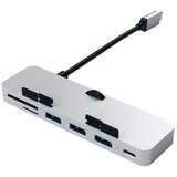 Satechi Type-C aluminij Clamp Pro Hub (3x USB 3.0, MicroSD), srebrna | shoptok.hr