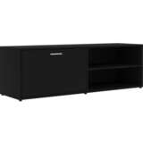 Maison Chic TV omarica - TV enota - Televizijska omarica črna 120x34x37 cm iverna plošča, (21702374) | Shoptok.si