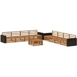 vidaXL Zunanja garnitura za sedenje 9 pcs Naravna Trden akacijev les, (5000281696) | Shoptok.si