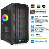 BOFX Namizni računalnik VOLANTIS 4 R5-9600X, 64 GB RAM, 2 TB SSD, RTX5060TI, W11H, (5000071341) | Shoptok.si