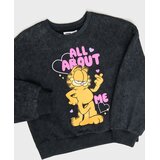 Sinsay Crewneck duks s efektom pranja i printom Garfield | shoptok.hr