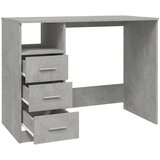  Radni stol siva boja betona 102x50x76 cm konstruirano drvo | Eponuda.com