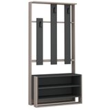 Hanah home stalak za hodnik chester - svetla mocha, anthraci | ePonuda.com