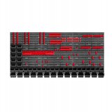 KADAX Delavska plošča za orodje, stenska, 174x78 cm, 45 kabin, 60 držal, garaža, (5000355663) | Shoptok.si