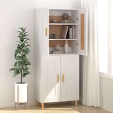  Komoda bijela 69 5 x 34 x 90 cm od konstruiranog drva | shoptok.hr