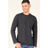 Dewberry T8588 BIKE COLLAR MEN'S SWEATSHIRT-ANTHRACITIS | ePonuda.com