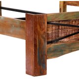  Okvir za krevet od masivnog obnovljenog drva 180 x 200 cm | shoptok.hr