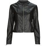 Only Usnjene jakne & Sintetične jakne ONLVICS FAUX LEATHER JACKET OTW Črna | Shoptok.si