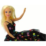  Lutka za igru Lucy sa crnom točkastom haljinom i torbom - 31 cm | shoptok.hr
