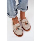 S. BARSKI Leather Elegant Loafers On Flat Heel S.Barski Cijene
