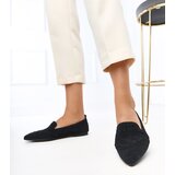 Gemre Black Lace Women's Ballet Flats Gerania | shoptok.hr
