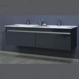  Kupatilski ormarić Teos Twin 1600 mm antracit | Eponuda.ba