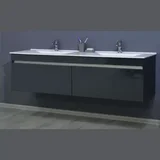 Kupatilski ormarić Teos Twin 1600 mm antracit