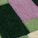 Flair Rugs zelena/vijolična ročno tkana volnena preproga 120x170 cm kai wool border – | Shoptok.si