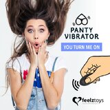 Feelztoys Panty Vibe Black vibrator sa daljinskim upravljanjem | ePonuda.com