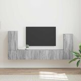  Set TV komoda 4 pcs Siva Sonoma Konstruirano drvo | shoptok.hr