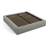 Micadoni Zeleni tapecirani bračni krevet s prostorom za odlaganje s podnicom 140x200 cm Simon – | shoptok.hr