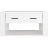  Stolić za kavu bijeli 80 x 50 x 40 cm od konstruiranog drva | shoptok.hr