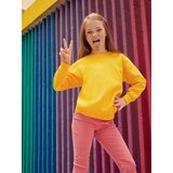 Fruit Of The Loom Żółta bluza dziecięca Set-In Sweat | Shoptok.si