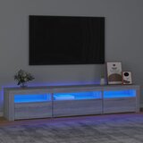 vidaXL TV ormarić s LED svjetlima boja hrasta sonome 195x35x40 cm Cijene