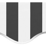  Zamjenska tkanina za tendu antracit-bijela 4 x 3 m | shoptok.hr