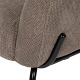Ixia Smeđe-siva fotelja od šenila Classic – | shoptok.hr